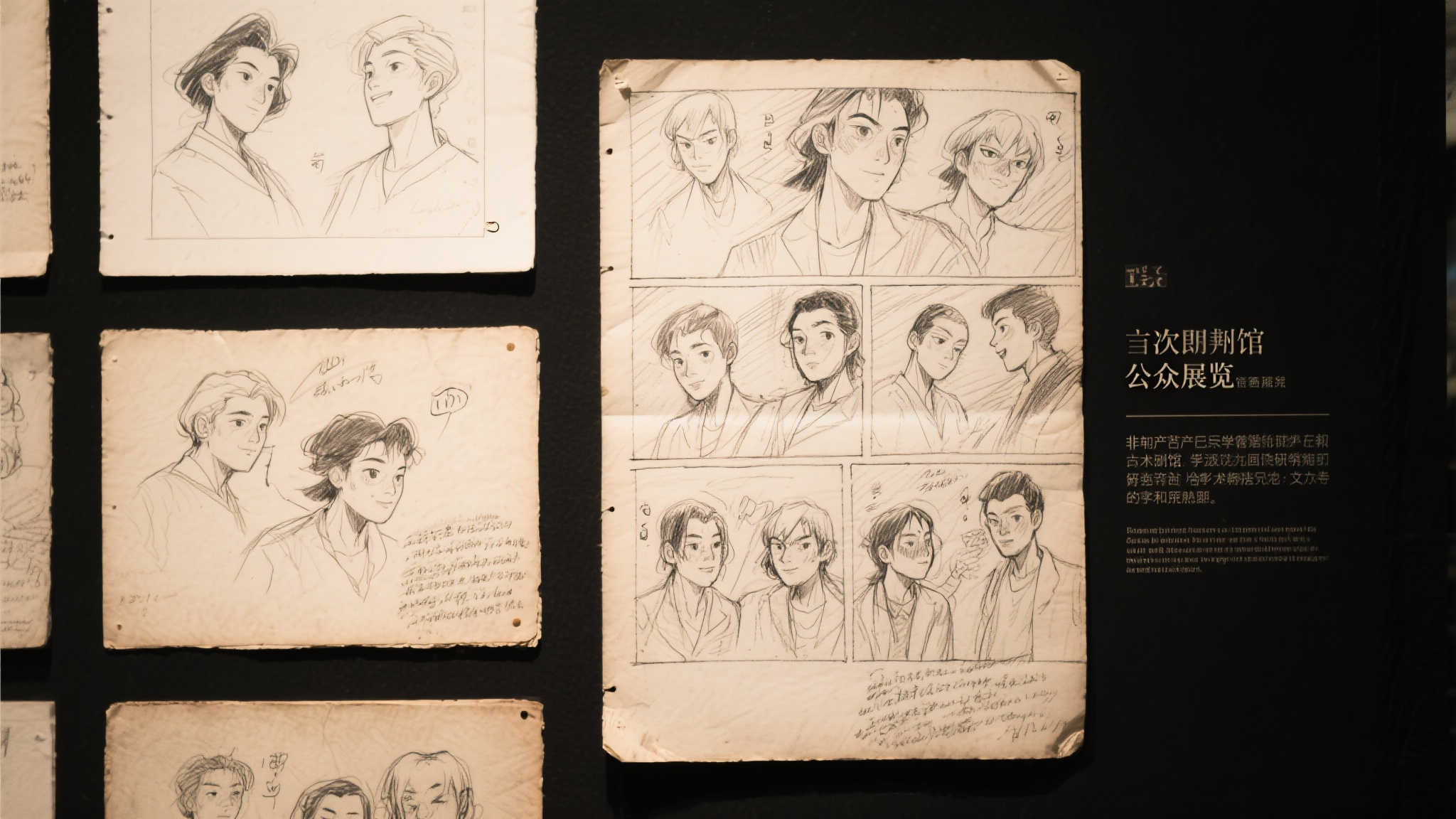 在这次即将开放给公众参观的原畫展示中，将